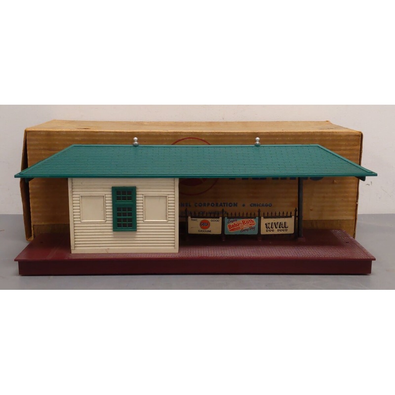 Lionel 257 Vintage O Freight Station w/ Diesel Horn VG/Box