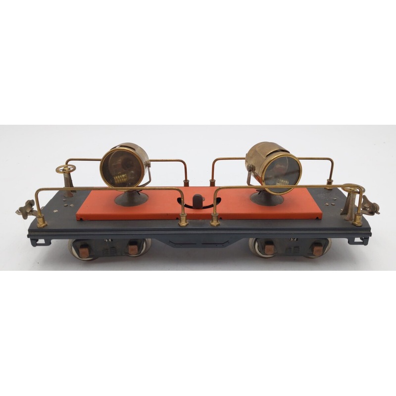 Lionel 520 Vintage Standard Gauge Operating Dual Searchlight Car VG