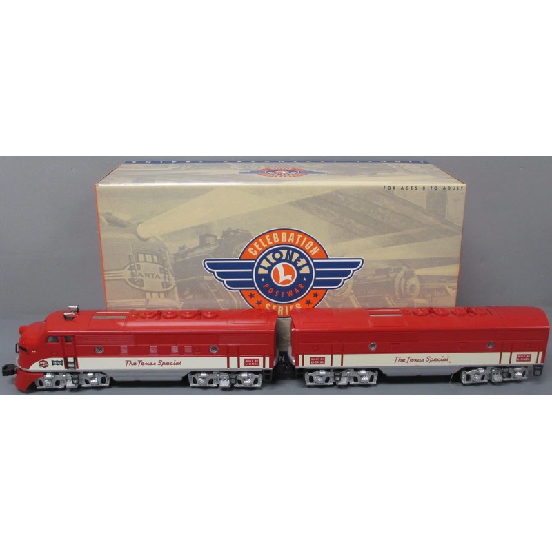Lionel 6-38100 O Gauge Texas Special F3 A&B Diesel Set #2245 EX/Box