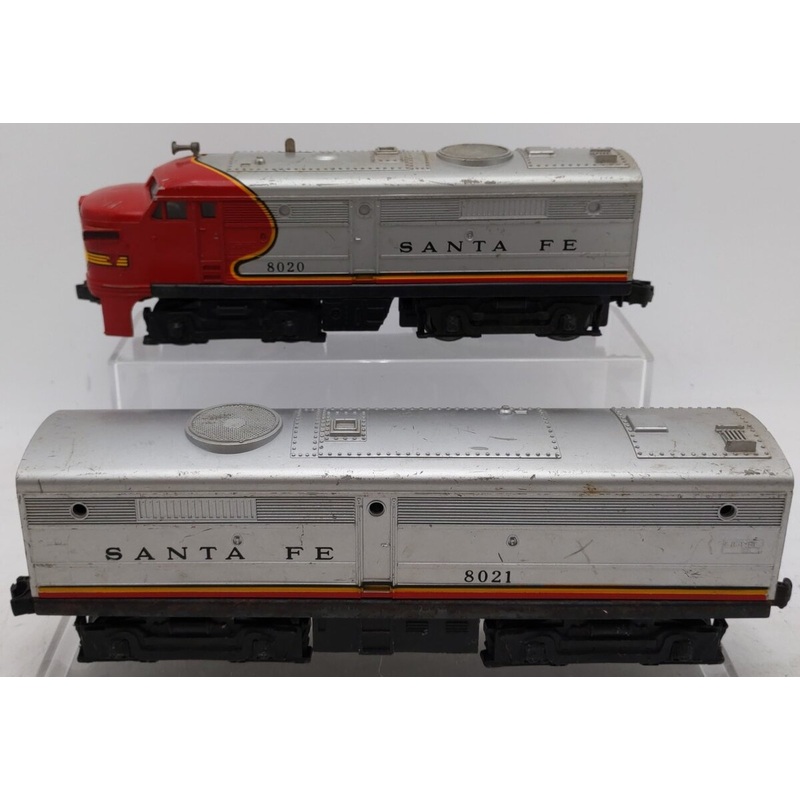 Lionel 6-8020 O Gauge Santa Fe Alco A/B Diesel Locomotive Set EX