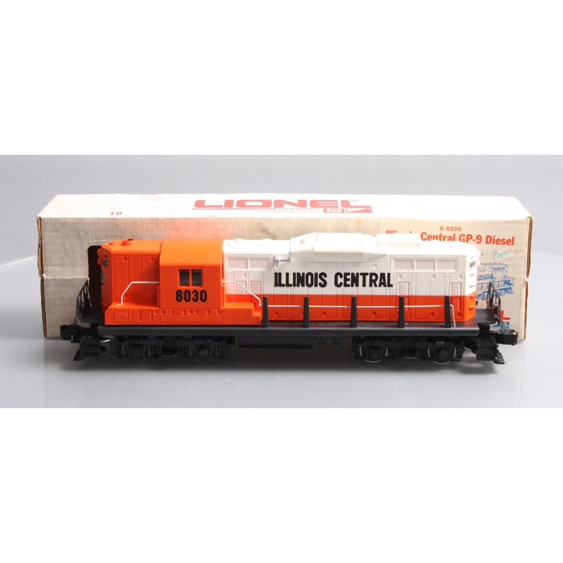 Lionel 6-8030 O Gauge Illinois Central GP-9 Diesel Locomotive LN/Box