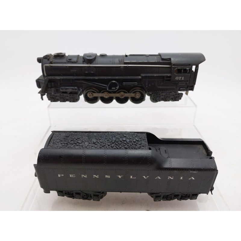 Lionel 671 Vintage O 6-8-6 Die-Cast Steam Turbine Locomotive with 2671W Tender VG