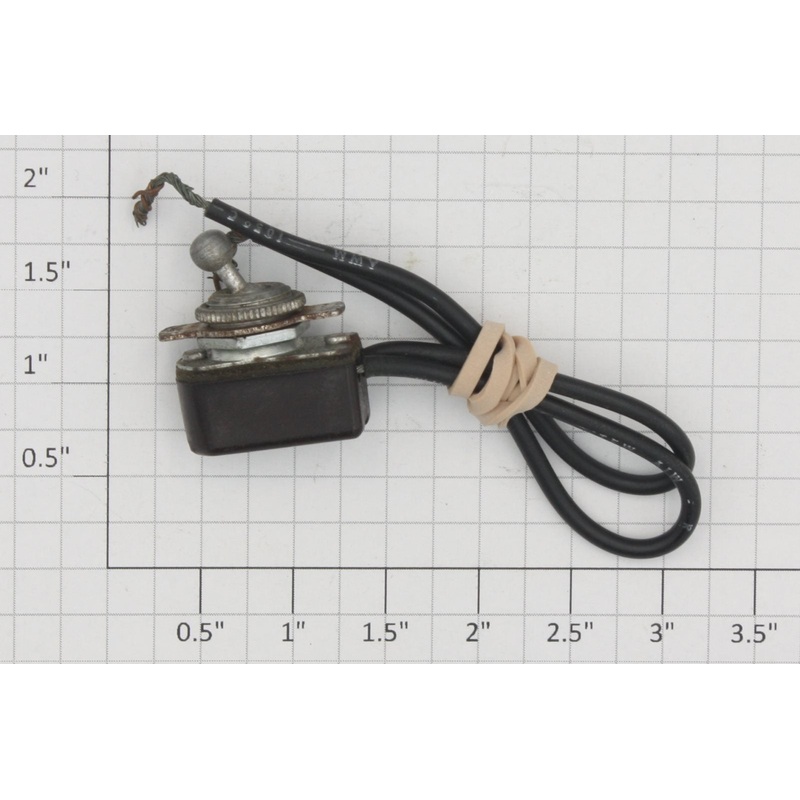 Acme 1010-03X DPDT On/Off Toggle Switch with Leads 3A @ 125VAC