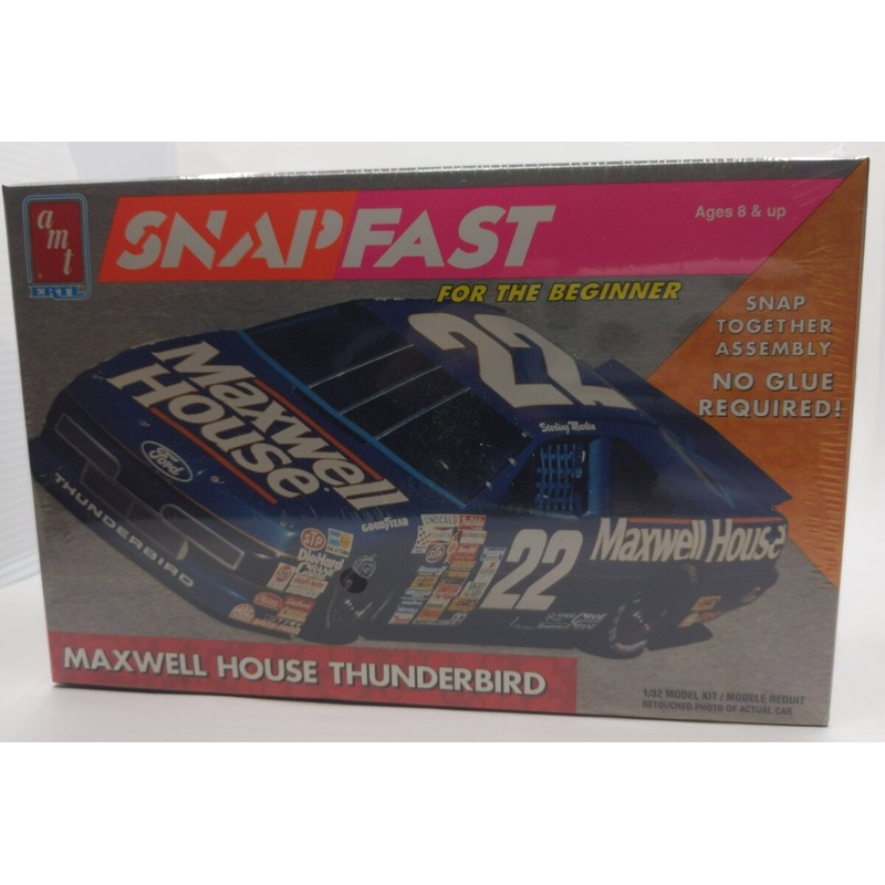 AMT 8708 1:32 Snap Fast # 22 Maxwell House Thunderbird Model Kit