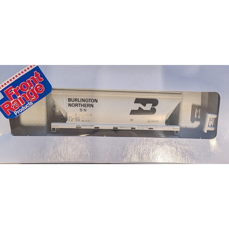 Front Range 6017 HO Scale Burlington Northern 2 Bay Cement Car #430053