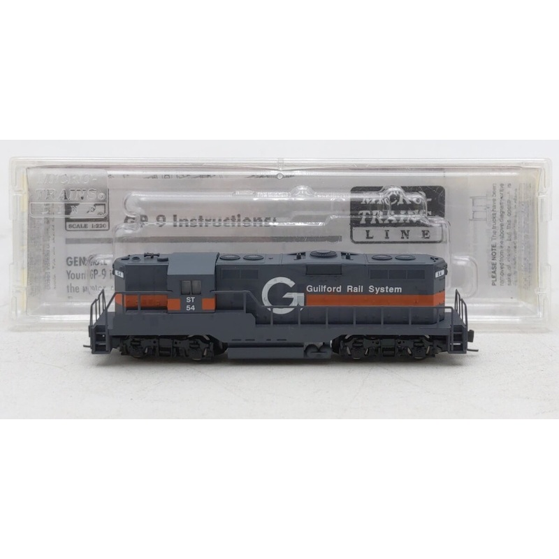 Micro-Trains 98201082 Guilford EMD GP9 Diesel Locomotive #54 LN/Box