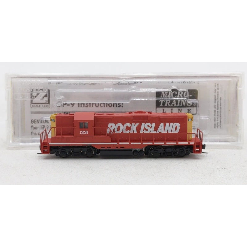 Micro-Trains 98201211 Z Scale Rock Island GP-9 Powered Diesel Locomotive #1331 LN/Box