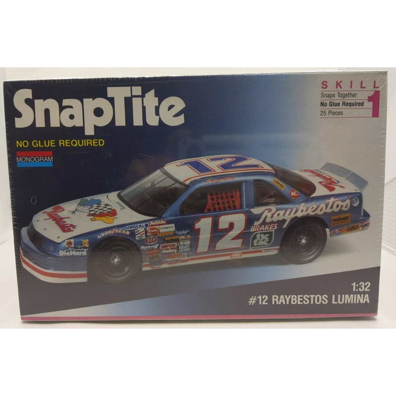 Monogram 1089 1:32 SnapTite Raybestos Lumina #12 Model Kit