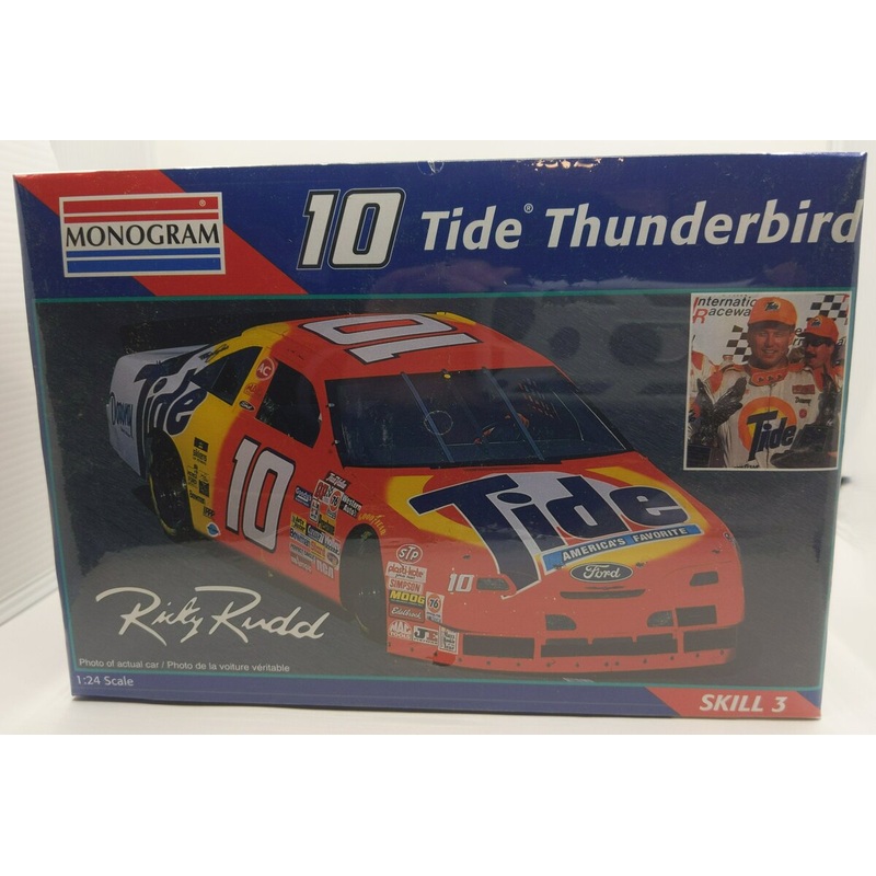 Monogram 2478 1:24 #10 Tide Thunderbird Ricky Rudd Model Kit