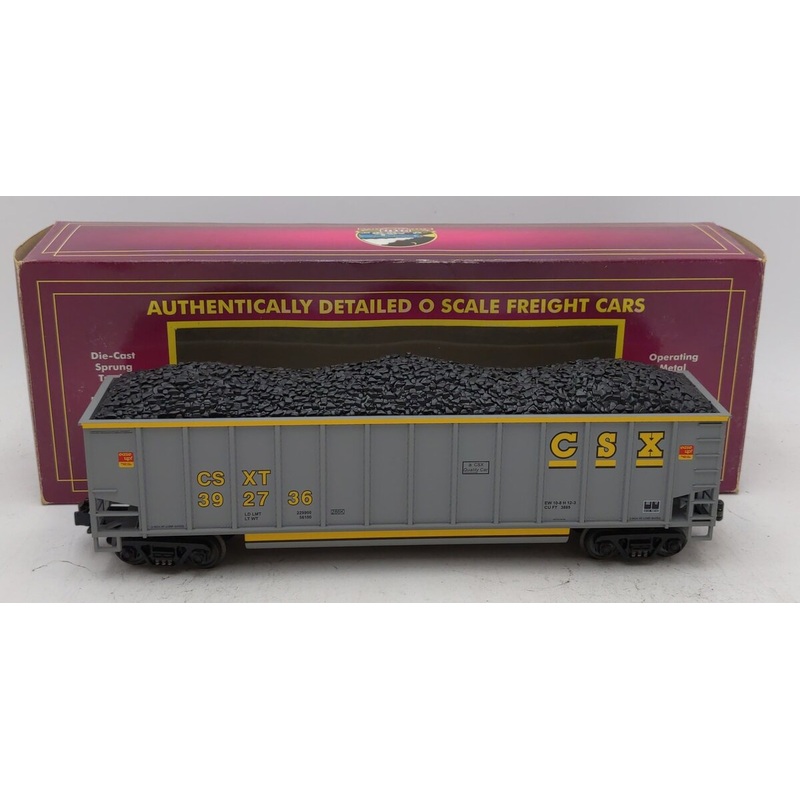 MTH 20-97419 O CSX Coalporter Hopper w/Coal Load #392736 LN/Box