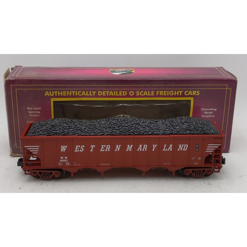 MTH 20-97497 Western Maryland 4-Bay Hopper Car #90001 LN/Box
