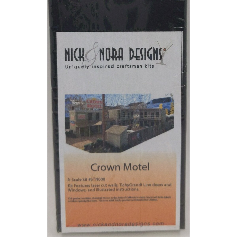 Nick & Nora stn008 N Scale Crown Motel Kit