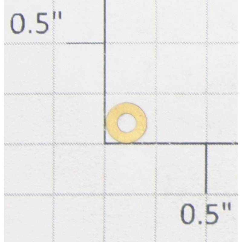 Roundhouse 28059 HO Brass Thrust Washer 3/32 ID x 13/64 OD x 1/64 TH