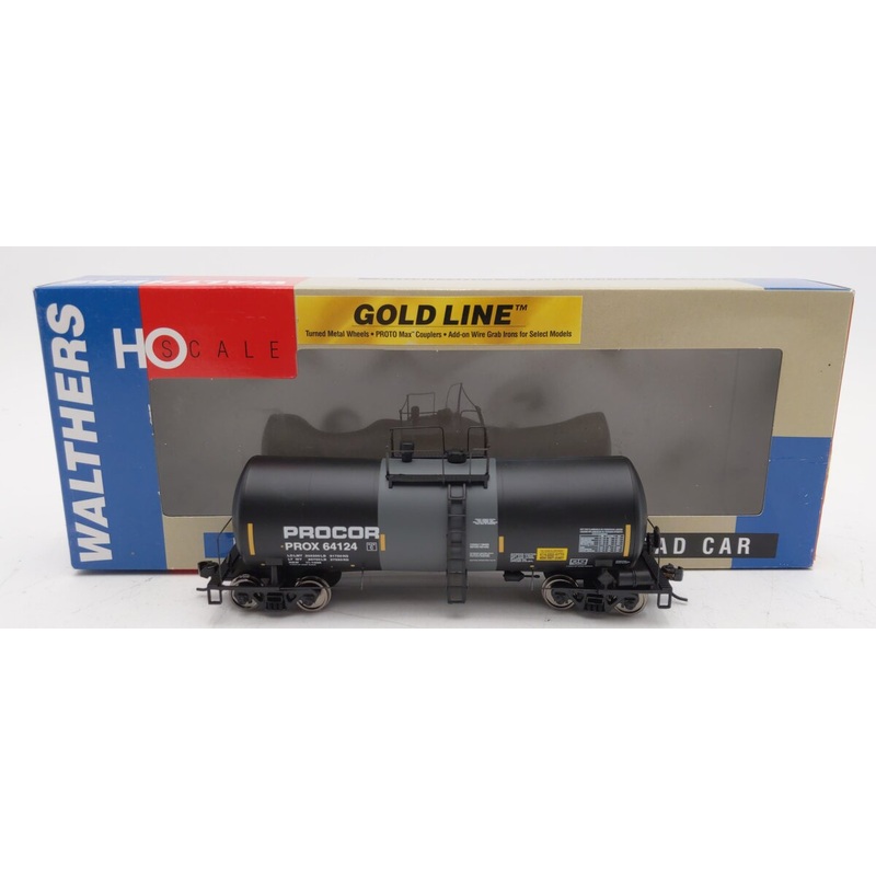 Walthers 932-41366 HO Procor UTLX 16,000 Gallon Tank Car #64124 EX/Box