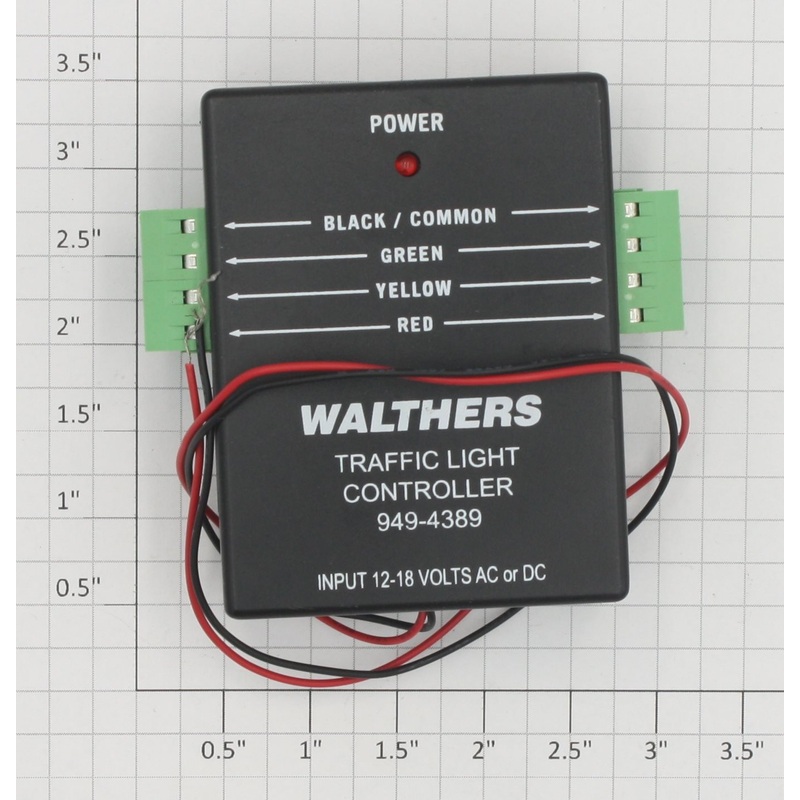 Walthers 949-4389 HO Traffic Light Controller with Wires.