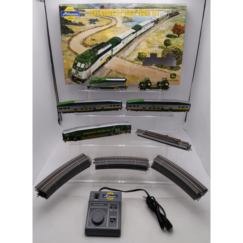 Athearn 2004 Collector Series HO Scale John Deere Passenger Train Set EX/Box