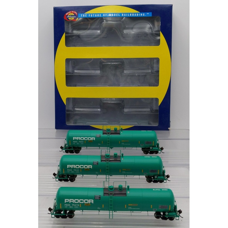 Athearn 97619 HO Scale Procar 30,000 Gallon Ethanol Tank Cars EX/Box