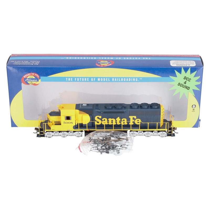 Athearn 98826 HO Santa Fe SD40 Diesel Locomotive w/DCC/Sound #5008 MT/Box