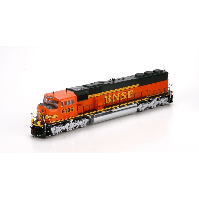 Athearn G67399 HO BNSF/Heritage II SD60M w/DCC & Sound #8186 NIB