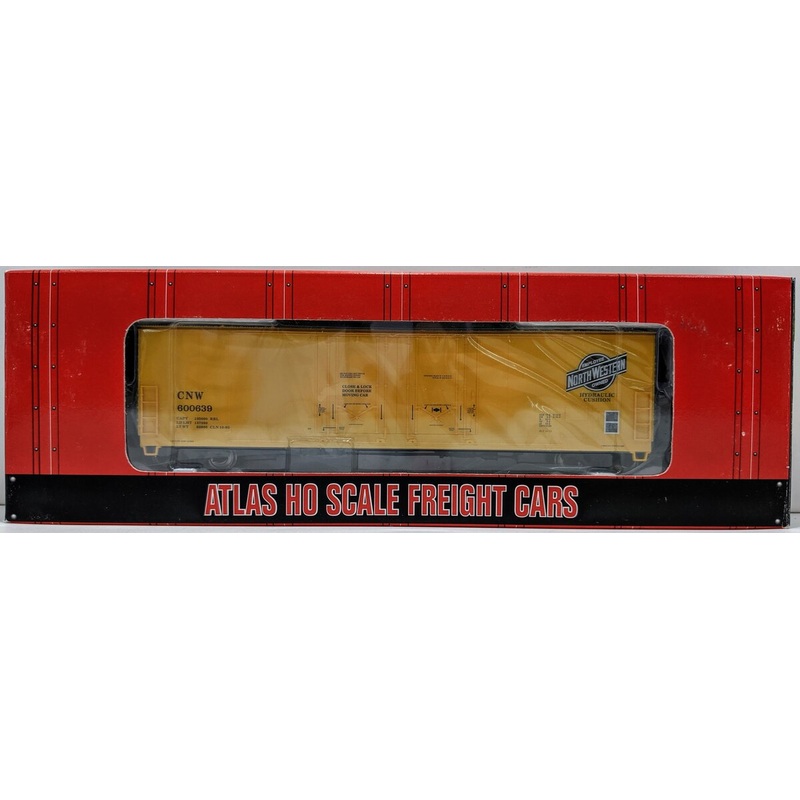 Atlas 1754-4 HO C&NW Evans Double Plug Door Boxcar #600639 LN/Box