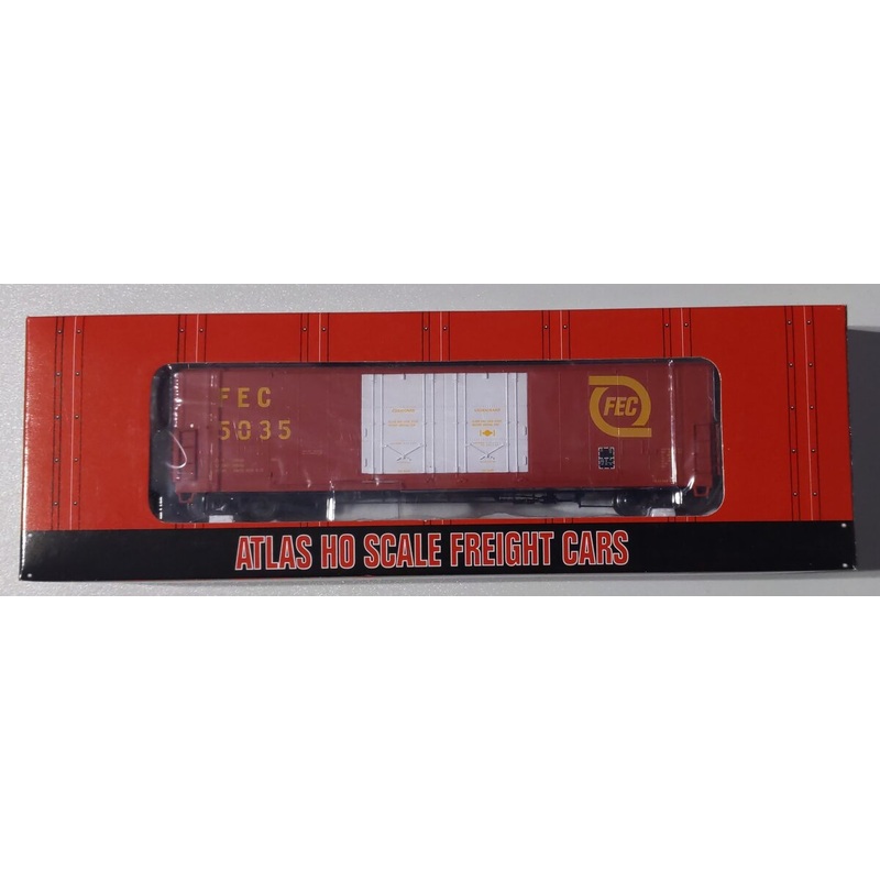 Atlas 1764-1 HO Scale Florida East Coast Evans Double Plug Door Boxcar #5035 LN/Box