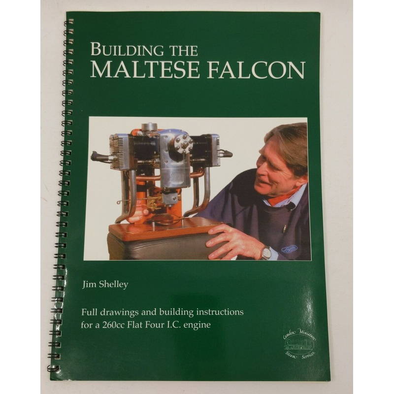 Building the Maltese Falcon Spiral Bound Book By Shelley Jim EX