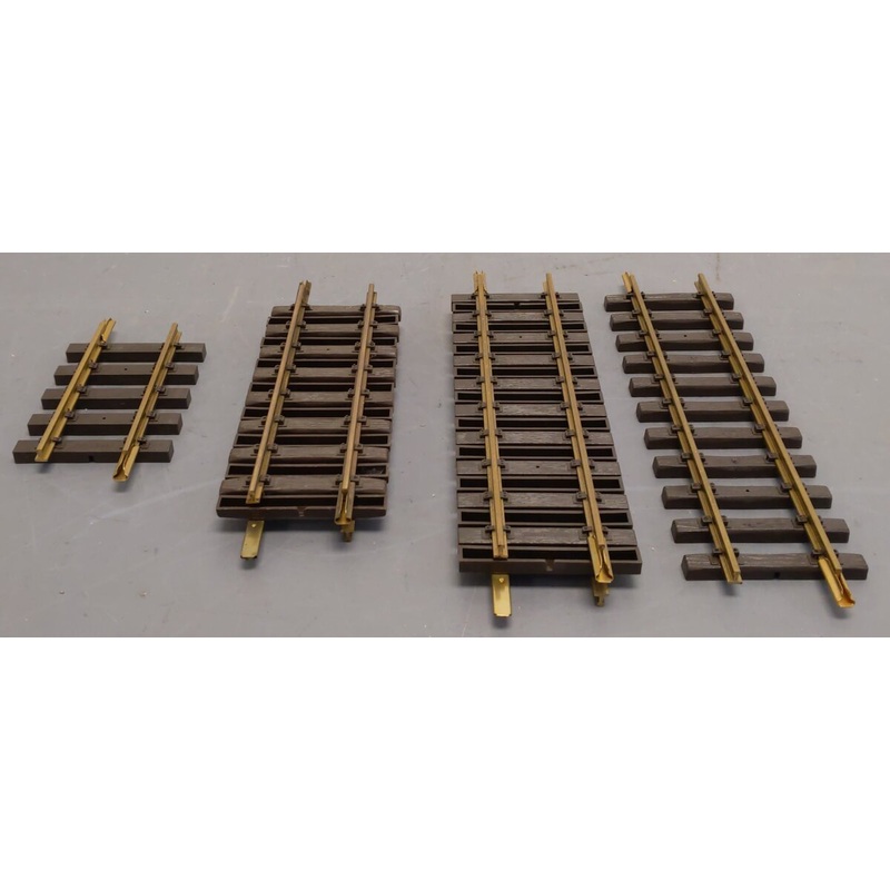 LGB & Piko G Assorted Straight Tracks: 10000, 35201, 1000, 35203 (6) VG