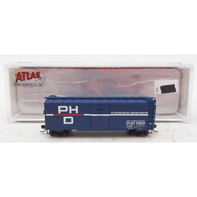 Atlas 50005768 N Port Huron & Detroit 40′ PS-1 Boxcar #1083 LN/Box