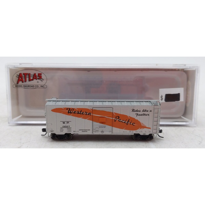 Atlas 50005770 N Western Pacific Feather Billboard 40′ PS-1 Boxcar #19507 LN/Box