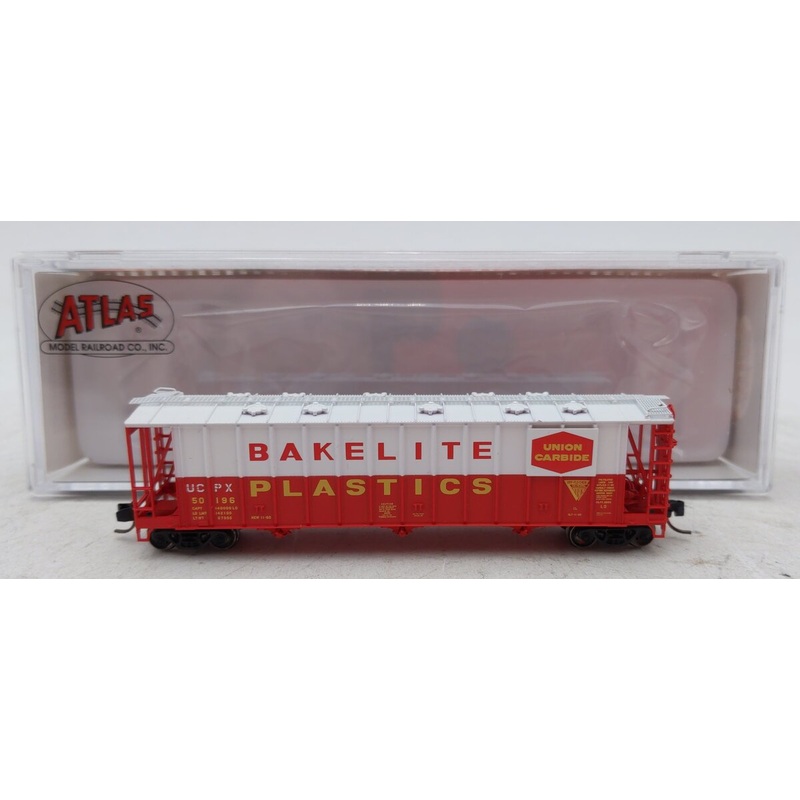Atlas 50006330 N Bakelite Plastics RTR 3500 Dry-Flo Covered Hopper #50196 LN/Box