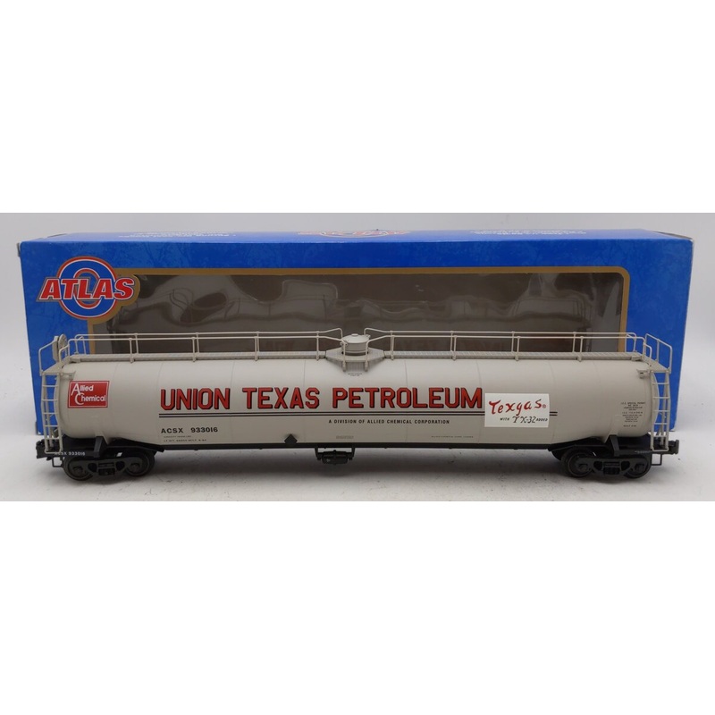 Atlas 6406-1 O Gauge Union Texas Petroleum 33,000 Gallon Tank Car #933016 EX/Box