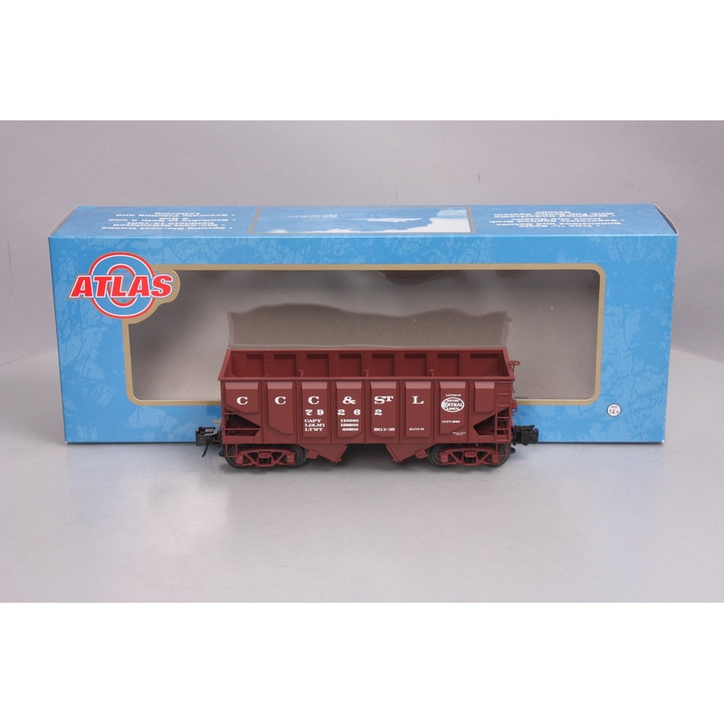 Atlas 8484-1 O Scale CCC & STL (NYC) 55 Ton Panel Side Hopper Car (3Rail) #79262 LN/Box