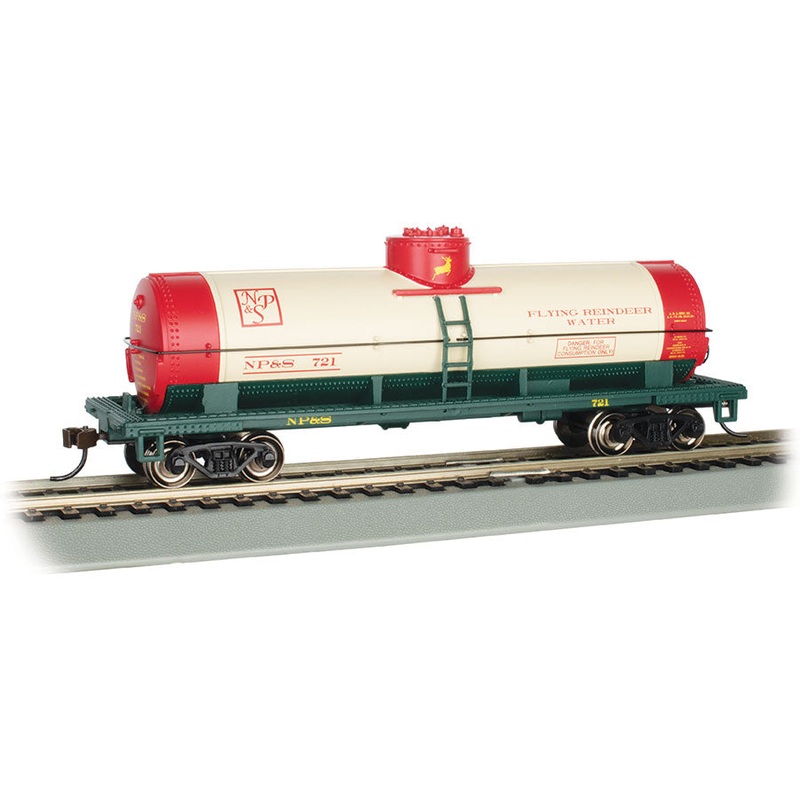 Bachmann 17801 HO NP&S 40′ Single-Dome Tank Car #721 NIB