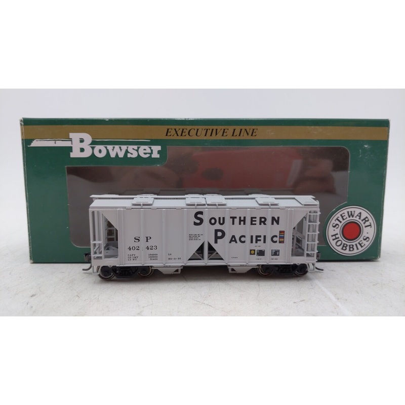 Bowser 40313 HO Scale Southern Pacific 70 Ton Covered Hopper Car #402423 EX/Box