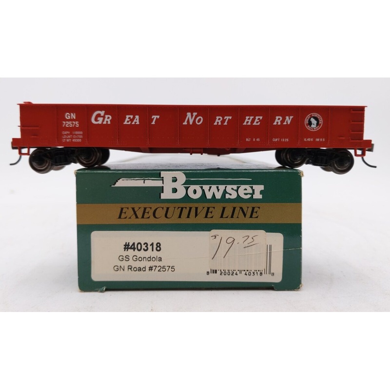 Bowser 40318 HO Great Northern GS Gondola #72575 LN/Box