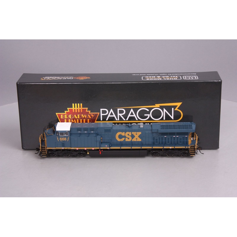 Broadway Limited 4786 HO CSX GE AC6000 YN3 Paint Scheme (Dark Future) #668 EX/Box