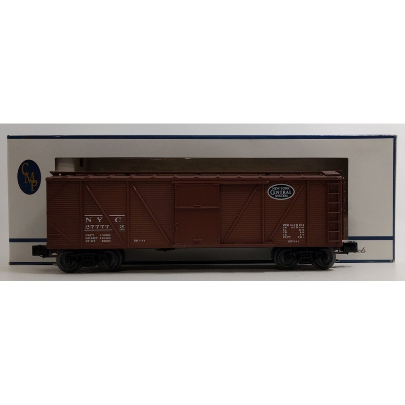 Crown OB-108 O Gauge New York Central Outside Braced Boxcar #277772 EX/Box