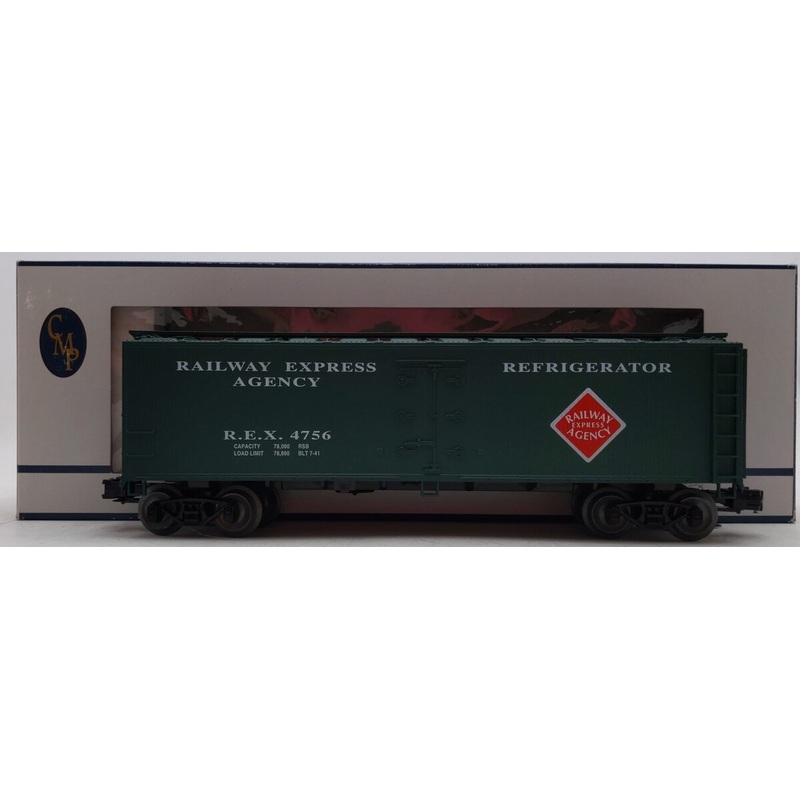 Crown R3000 O Gauge REA Reefer Car #4878 EX/Box