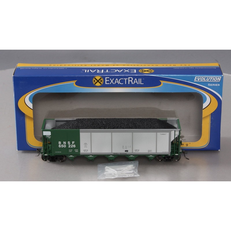 ExactRail EE-1302-27 HO Scale BNSF Johnstown America Autoflood II Coal Hopper NIB