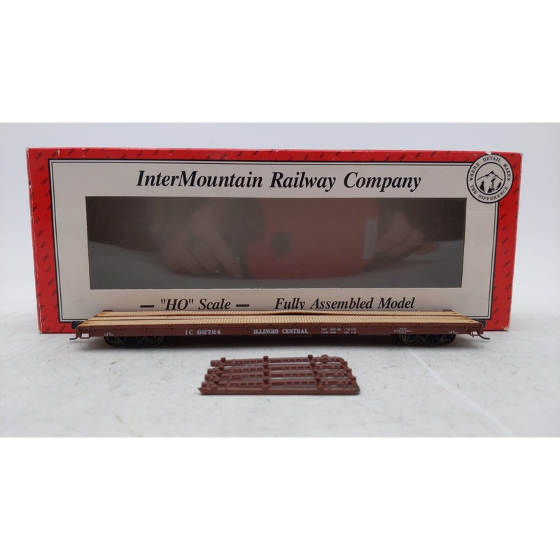 InterMountain 46410-12 HO Wood Deck Flat Car #62724 EX/Box