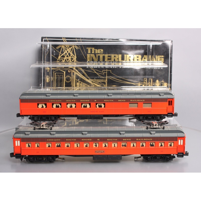 K-Line K2701A O Gauge CSS&SB Interurban Rail Car Set LN/Box