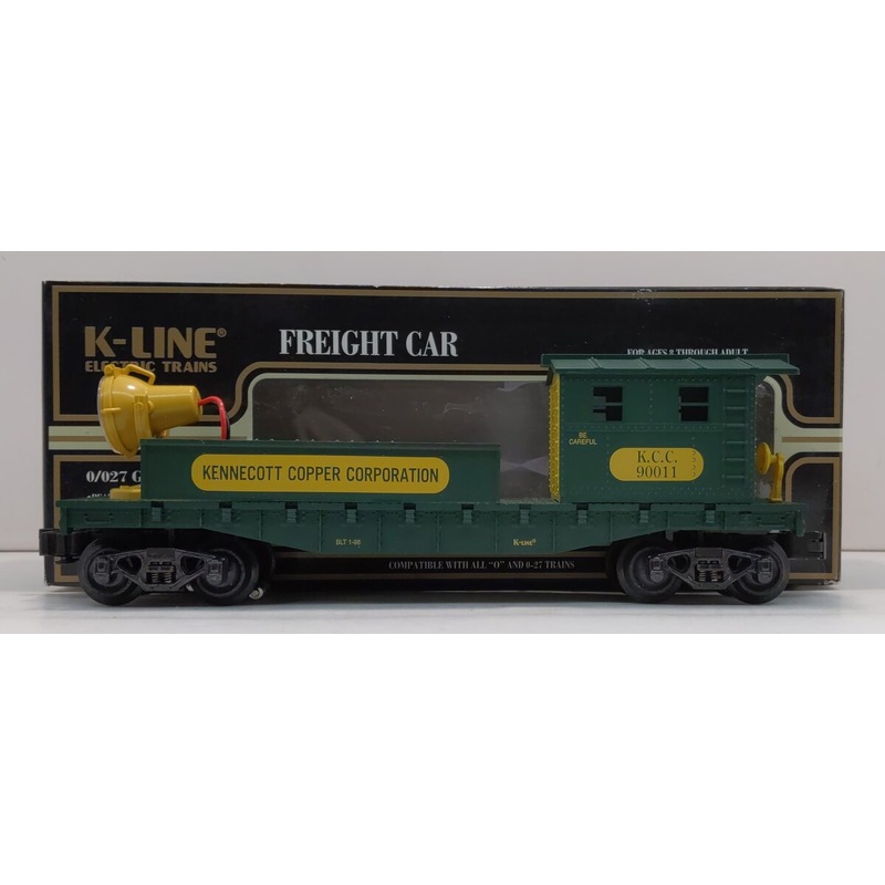 K-Line K6900-M001 O Kenncott Copper Corp. Caboose w/ Searchlight #90011 EX/Box