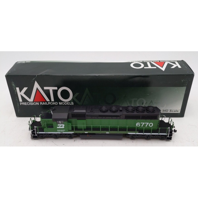 Kato 37-6601 HO Burlington Northern SD40-2 Diesel Locomotive #6770 EX/Box