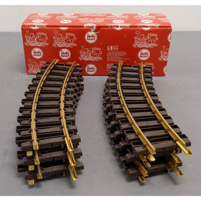 LGB 11000 G R1 30 Degree Curved Track Sections (12) EX/Box