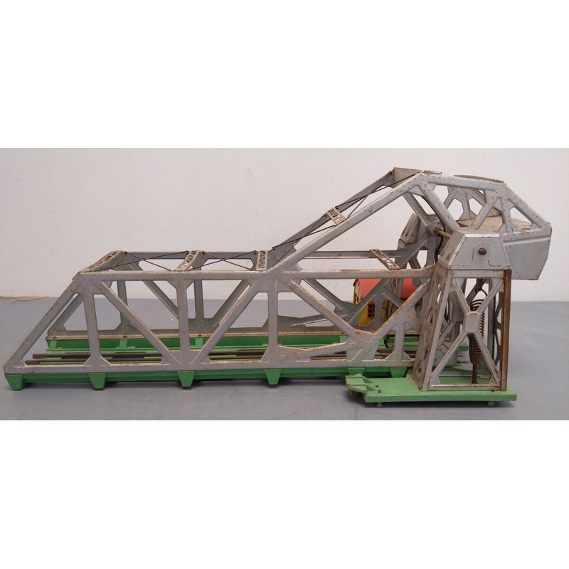 Lionel 313 Vintage O Gray Operating Bascule Bridge