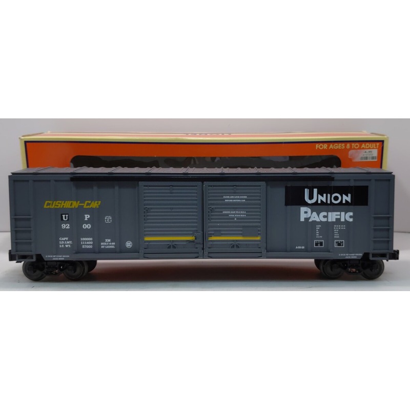 Lionel 6-17232 O Gauge SP/UP Merger Double Door Boxcar #9200 w/Auto Frames LN/Box