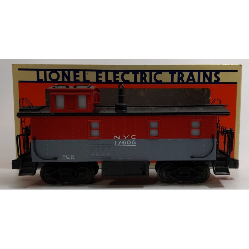 Lionel 6-17606 O Gauge New York Central Illumintated Caboose w/ Smoke LN/Box