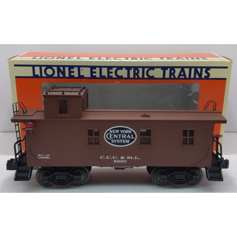 Lionel 6-17611 O Gauge New York Central Illuminated Woodside Caboose #6003 LN/Box