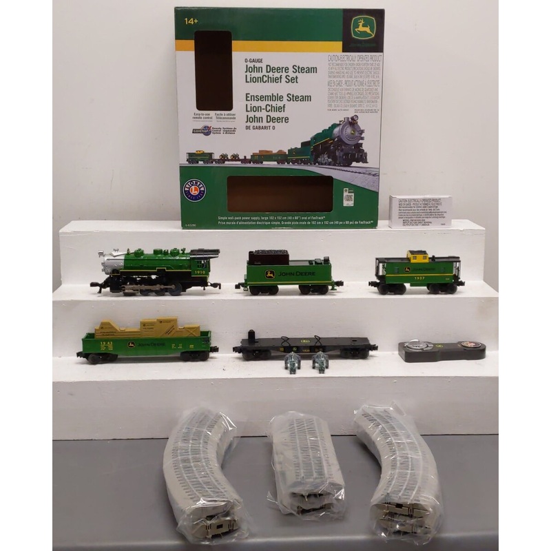 Lionel 6-83286 O Gauge John Deere LionChief Steam Train Set EX/Box