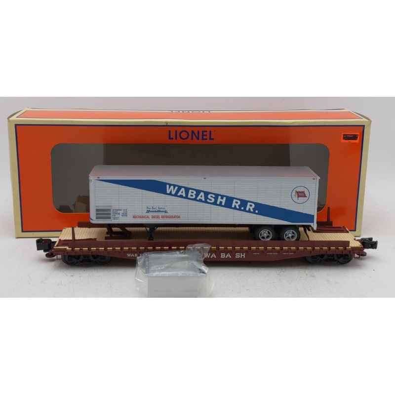 Lionel 6-84879 O Wabash PS-4 with 40′ Trailer #25549 LN/Box